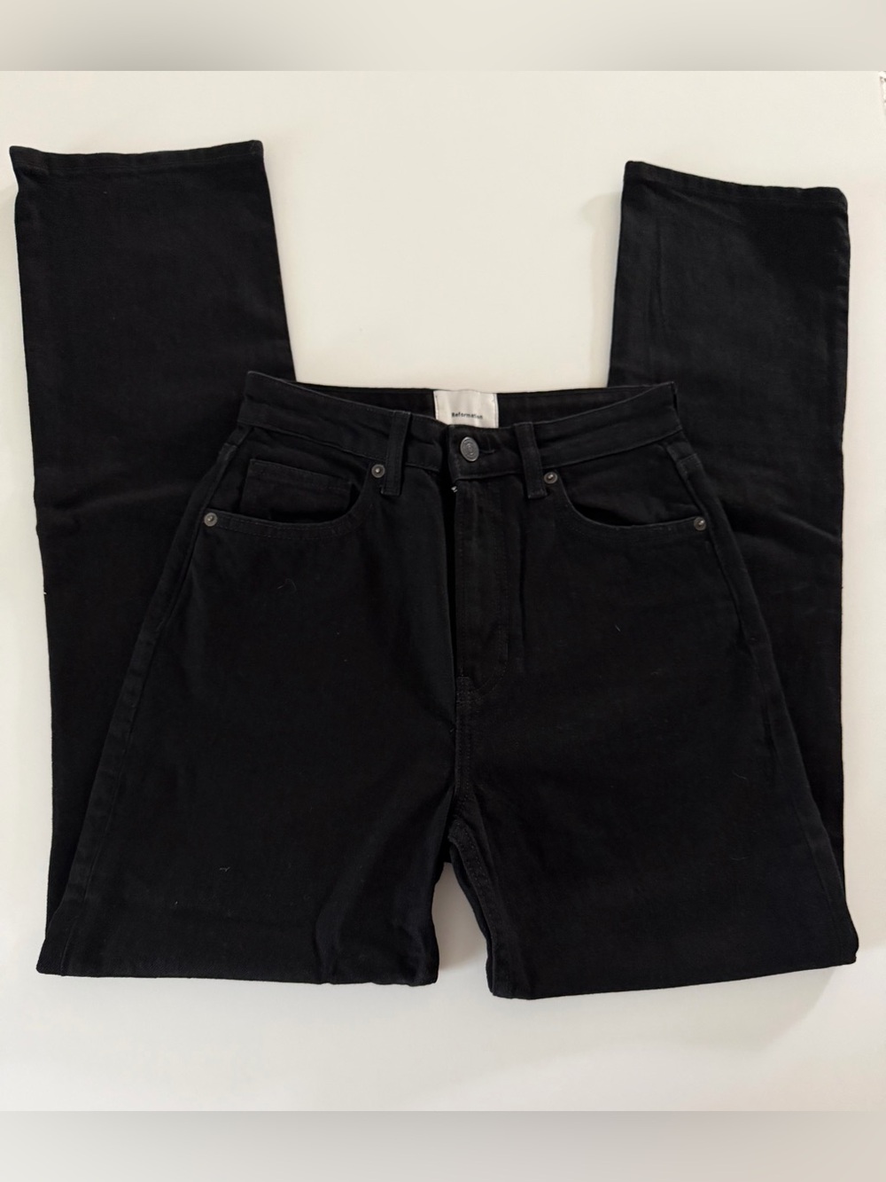 Reformation Jax Stretch High Rise Straight
Jeans Size 25 - Picture 8 of 10